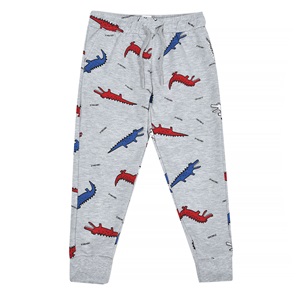 Kids garment – Pant Fouter Gkri Melanze Deinosavroi